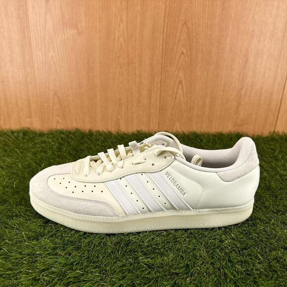 adidas Velosamba Leather Off White Cloud White Cycling Shoes JQ2323 Men\'s Sz 12 main image 7